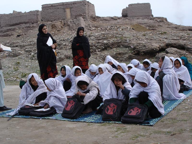 Flickskola i Afghanistan, Rädda Barnen Foto: Jörgen Runh