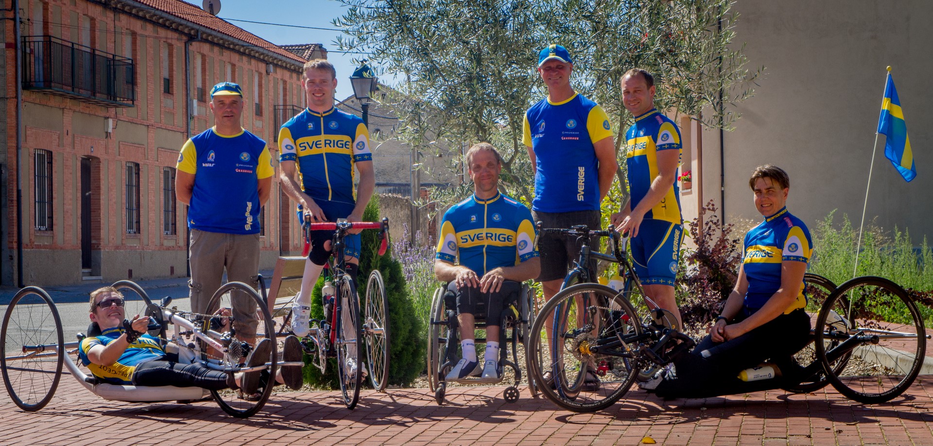 SWE Paracykel team. Foto: Svenska Cykelförbundet .