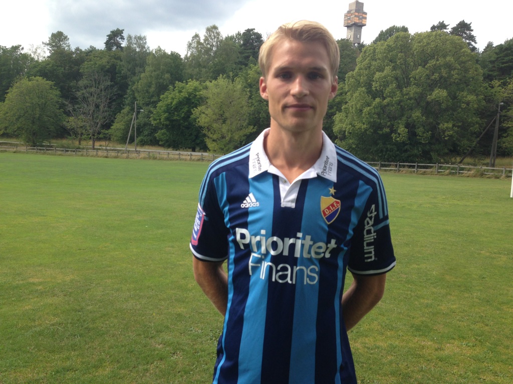 Sebastian Andersson förstärker Djurgårdens IF. Foto: Djurgården IF.