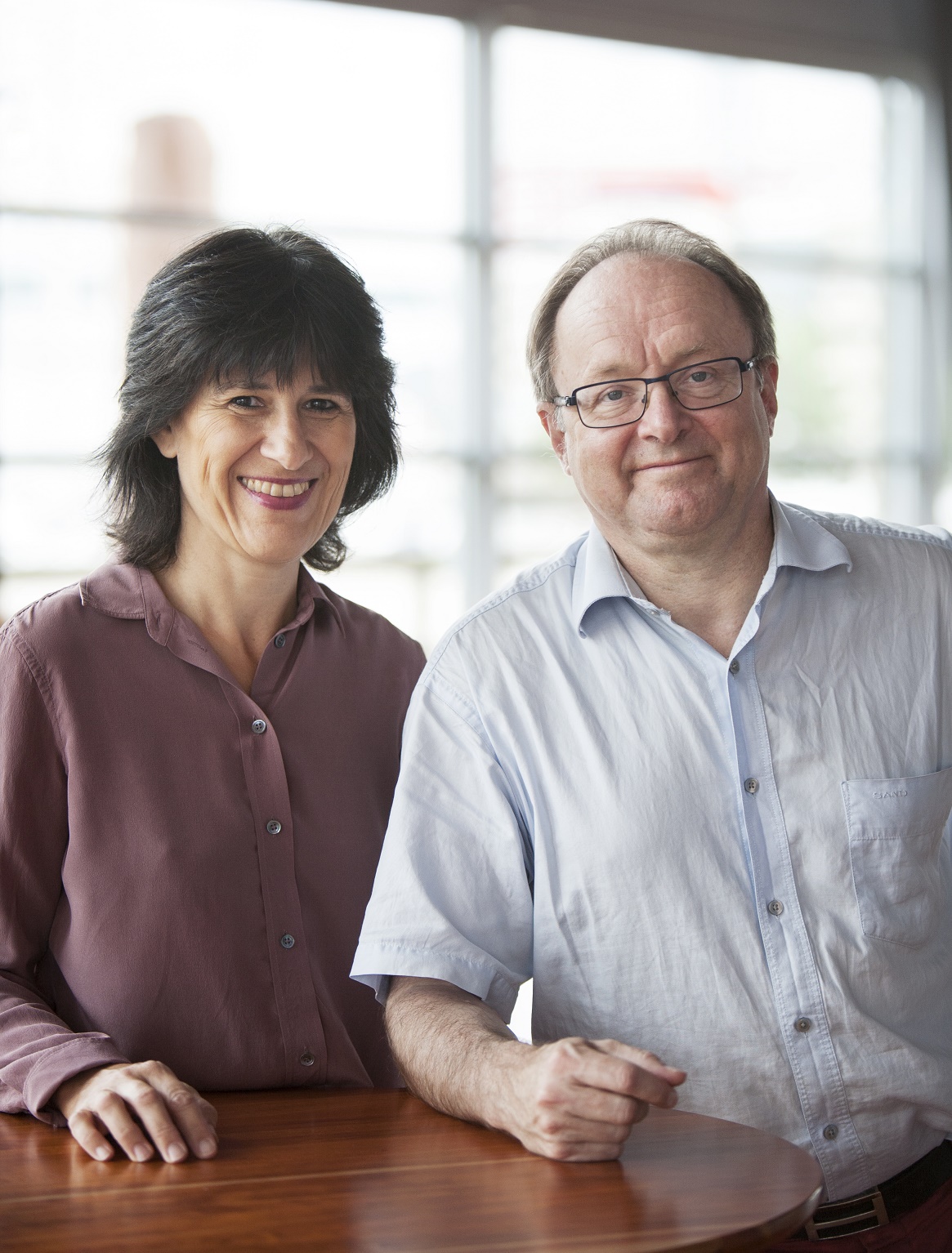 Hans Gefors (kompositör) och Kerstin Perski (librettist). Foto: Camilla Simonson.