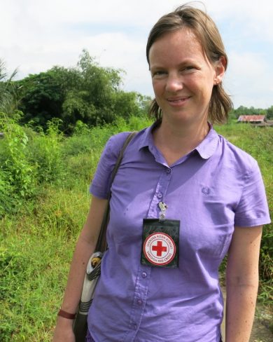 Sofia Malmqvist, representant för Svenska Röda Korset i Myanmar.