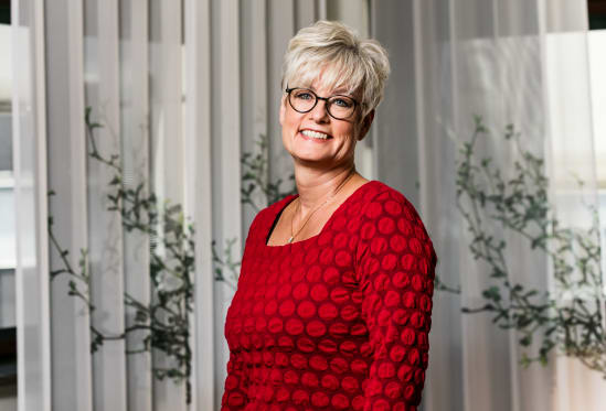 Marie Linder välkomnar investeringsstödet. Bild: Christian Gustavsson.