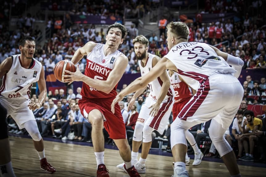 Basketmatch. Bild: FIBA