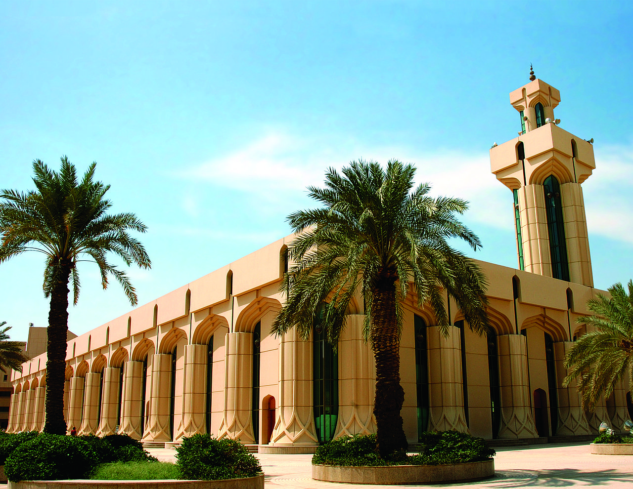 Palm-moskén vid King Saud-universitetet i Riyadh, Saudi-Arabien. Foto: Basil Al Bayati