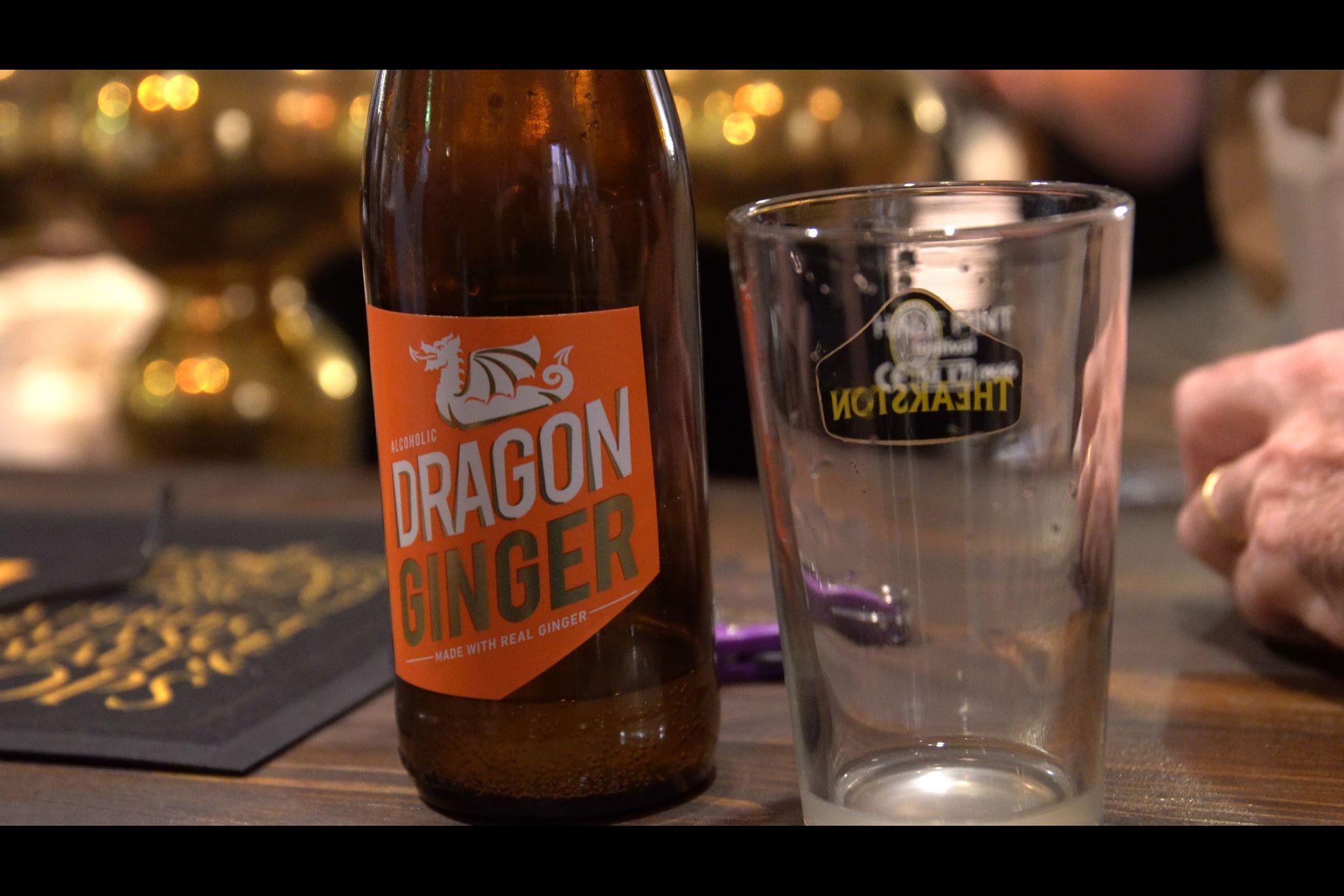 Flaska med "Dragon Ginger". Foto: Julius Lindblom / pp-press 