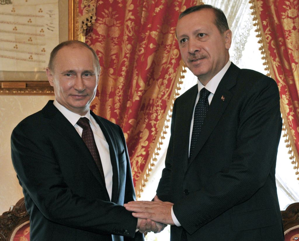 Putin och Erdogan. Foto: Dorian Jones