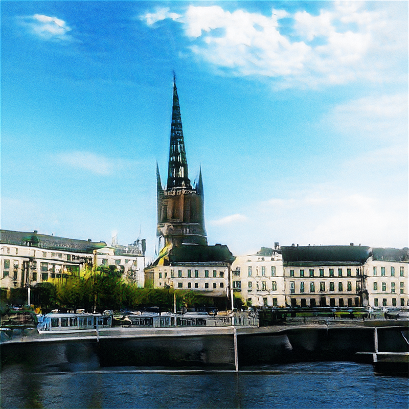 Förvriden bild av Stockholm. Fotograf: Refik Anadol
