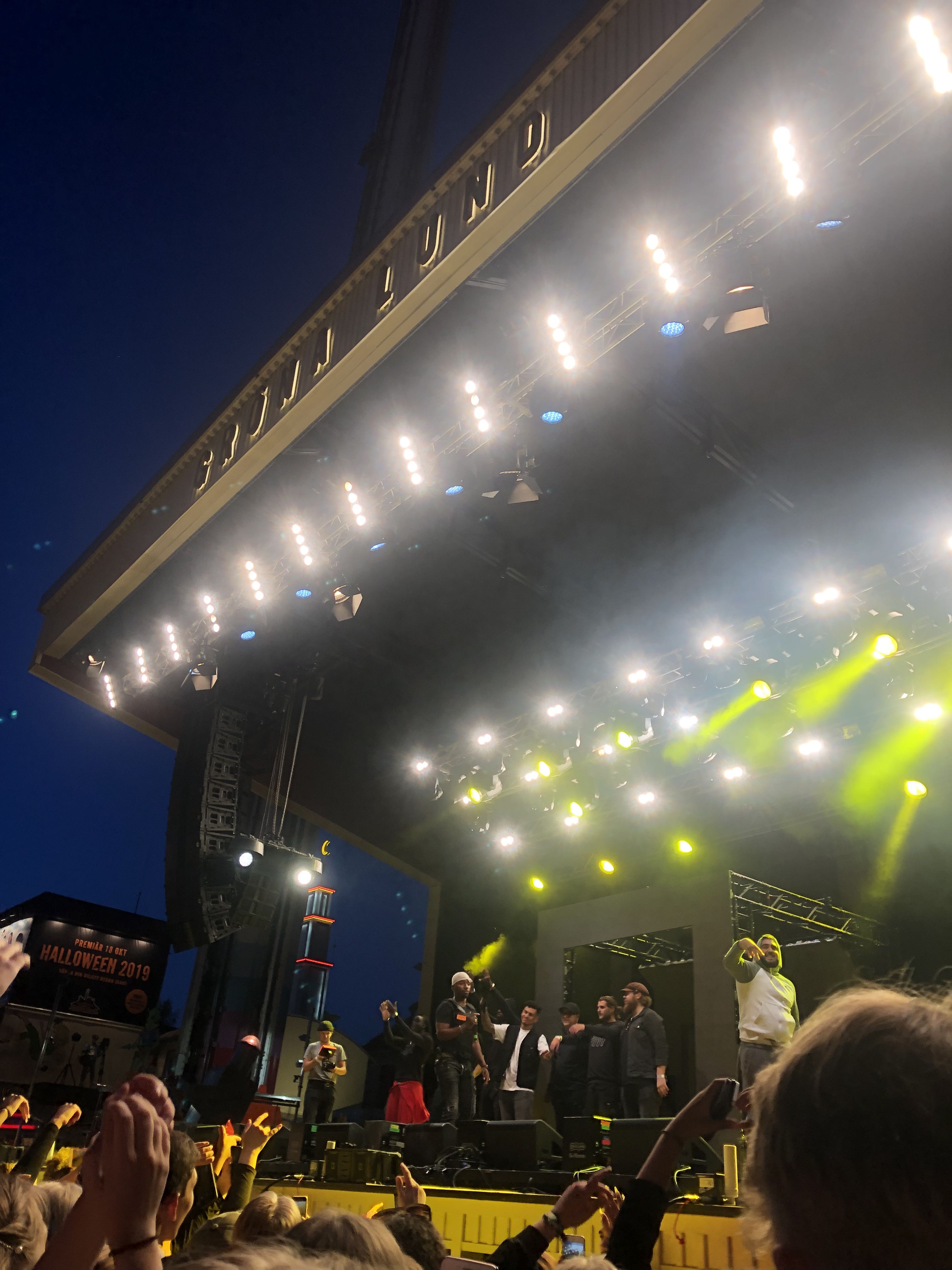 Jireel på Gröna Lunds scen. Foto: Elin Agefur