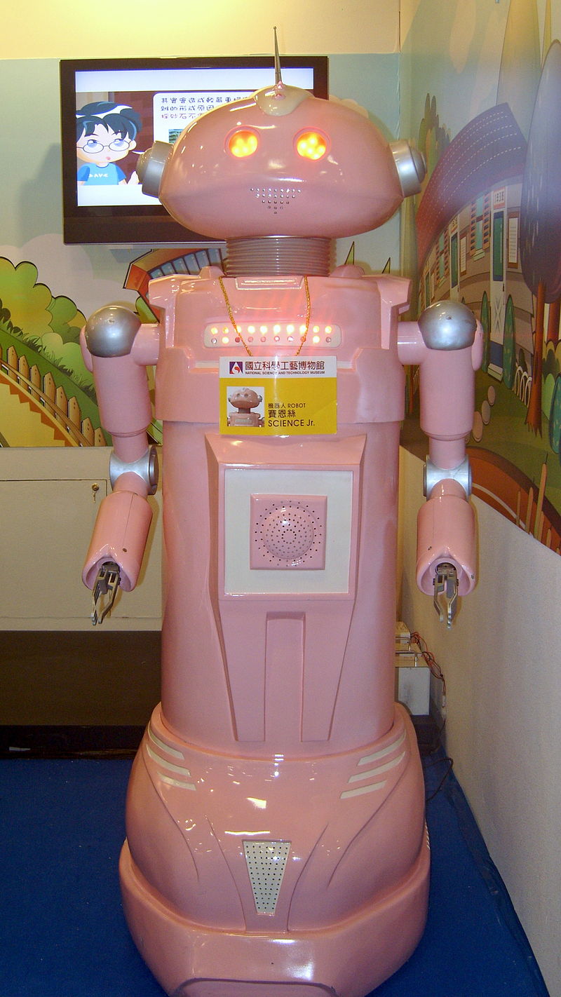 Rosa robot. Foto: Rico Shen