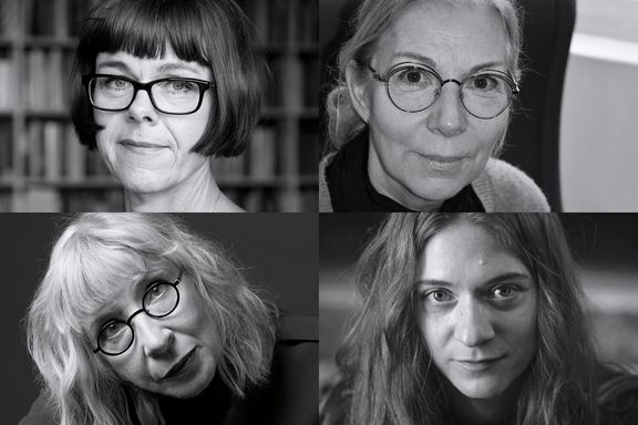  Hillevi Ganetz, Ylva Elvin-Nowak, Suzanne Osten, Nina Jeppsson. Fotokollage. Foto: Dramaten 