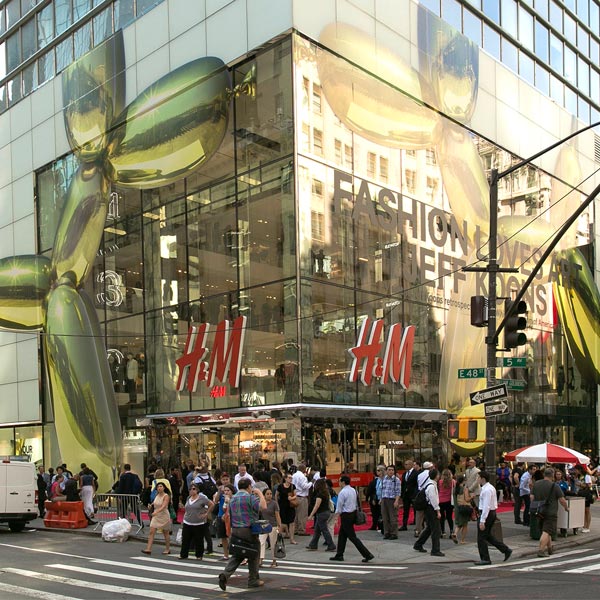 Stor Foto: H&M-butik i N.Y. Foto: H&M-gruppen