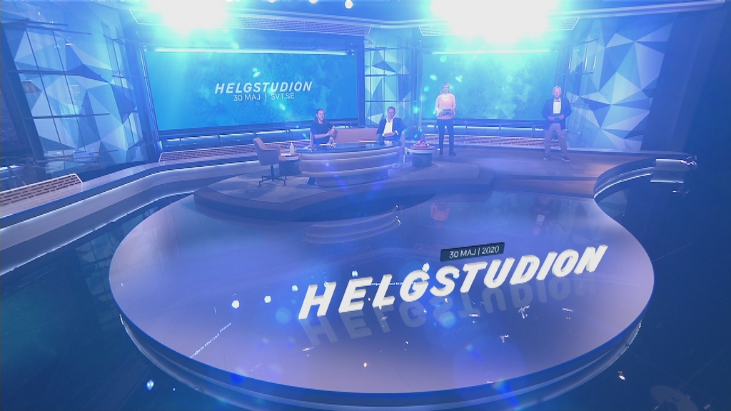 TV-studio.  Foto: SVT 